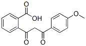 2-[3-(4-Methoxyphenyl)-1,3-dioxopropyl]benzoic acid Struktur