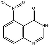 5-Nitro-4-hydroxyquinazoline Struktur