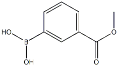 3-Methoxycarbonylphenylboronic acid Struktur