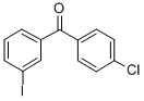 4'-CHLORO-3-IODOBENZOPHENONE Struktur