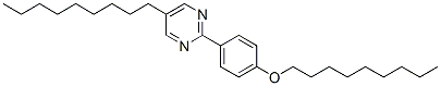 5-Nonyl-2-(4-nonyloxyphenyl)-pyrimidine Struktur