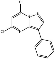 5,7-dichloro-3-phenylpyrazolo[1,5-a]pyriMidine Struktur