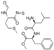 N-formylmethionine-thioamide-leucyl-phenylalanine methyl ester Struktur