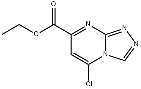 Ethyl 5-chloro[1,2,4]triazolo[4,3-a]pyriMidine-7-carboxylate Struktur