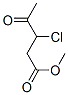 Pentanoic  acid,  3-chloro-4-oxo-,  methyl  ester Struktur