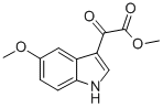 METHYL 2-(5-METHOXY-1H-INDOL-3-YL)-2-OXOACETATE Struktur