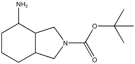 tert-Butyl 4-aminooctahydro-2H-isoindole-2-carboxylate Struktur