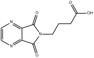 4-(5,7-Dioxo-5,7-dihydro-6H-pyrrolo[3,4-b]pyrazin-6-yl)butanoic acid Struktur