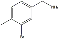 (3-bromo-4-methylphenyl)methanamine Struktur