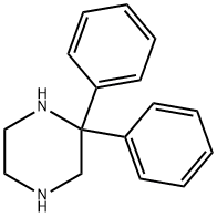 2,2-Diphenylpiperazine Struktur