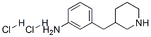 3-(3-Aminobenzyl)piperidine dihydrochloride Struktur