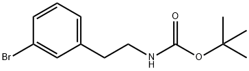 TERT-BUTYL 3-BROMOPHENETHYLCARBAMATE Struktur