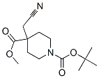 1-Boc-4- (Cyanomethyl)-4-Piperidine carboxylic Acid methyl Ester Struktur