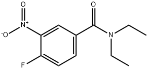 N,N-Diethyl-4-fluoro-3-nitrobenzamide Struktur