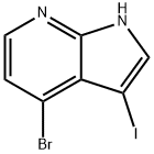 4-ブロモ-3-ヨード-7-アザインドール 化學(xué)構(gòu)造式