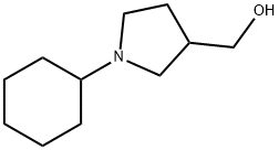 (1-cyclohexylpyrrolidin-3-yl)methanol Struktur