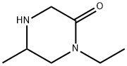 1-ETHYL-5-METHYLPIPERAZIN-2-ONE Struktur