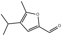 4-isopropyl-5-methylfuran-2-carbaldehyde Struktur