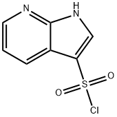 1H-Pyrrolo[2,3-b]pyridine-3-sulfonyl chloride Struktur