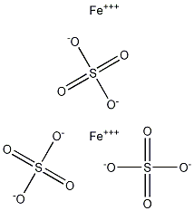 Iron(III) sulfate Struktur