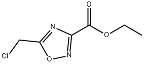 ethyl 5-(chloromethyl)-1,2,4-oxadiazole-3-carboxylate Struktur