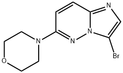 4-(3-Bromoimidazo[1,2-b]pyridazin-6-yl)morpholine Struktur