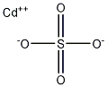 Cadmium sulfate Struktur