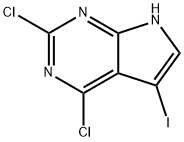 2,4-Dichloro-5-iodo-7H-pyrrolo[2,3-d]pyrimidine Struktur