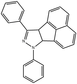 7,9-diphenyl-7,9a-dihydro-6bH-acenaphtho[1,2-c]pyrazole Struktur