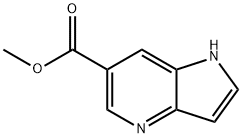 METHYL1H-PYRROLO[3,2-B]PYRIDINE-6-CARBOXYLATE Struktur