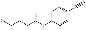 4-chloro-N-(4-cyanophenyl)butanamide Struktur