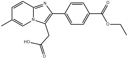 2-[4-(Ethoxycarbonyl)phenyl]-6-methyl-imidazo[1,2-a]pyridine-3-acetic Acid price.