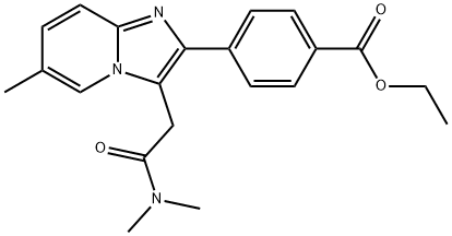 Zolpidem Phenyl-4-carboxylic Acid Ethyl Ester Struktur