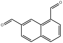 Naphthalene-1,7-dicarboxaldehyde Struktur