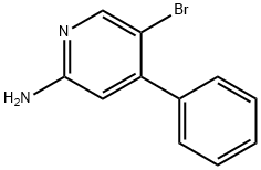 2-Amino-5-bromo-4-phenylpyridine Struktur