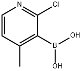 2-Chloro-4-methylpyridine-3-boronic acid Struktur