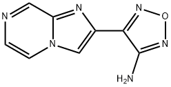 3-Amino-4-imidazo[1,2-a]pyrazin-2-yl-1,2,5-oxadiazole Struktur