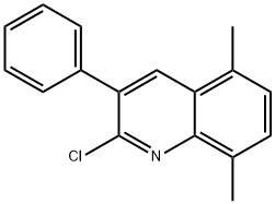 2-CHLORO-5,8-DIMETHYL-3-PHENYLQUINOLINE Struktur