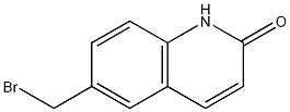 6-(bromomethyl)quinolin-2(1H)-one Struktur