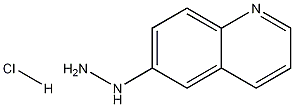 6-hydrazinylquinoline hydrochloride Struktur