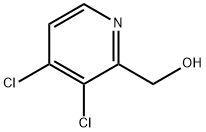 3,4-Dichloro-2-(hydroxymethyl)pyridine Struktur