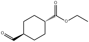 (1r,4r)-ethyl 4-formylcyclohexanecarboxylate Struktur