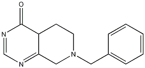 7-Benzyl-5,6,7,8-tetrahydropyrido[3,4-d]pyrimidin-4(4aH)-one Struktur