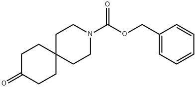 3-Azaspiro[5.5]undecane-3-carboxylic acid, 9-oxo-,phenylmethyl ester Struktur