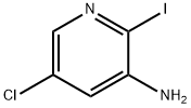 2-碘-3-氨基-5-氯吡啶, 1057322-74-3, 結構式