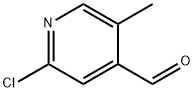 2-Chloro-5-methylpyridine-4-carboxaldehyde Struktur