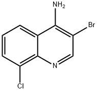 4-Amino-3-bromo-8-chloroquinoline Struktur