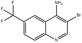 4-Amino-3-bromo-6-trifluoromethylquinoline Struktur