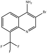 4-Amino-3-bromo-8-trifluoromethylquinoline Struktur