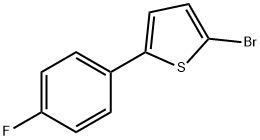 2-Bromo-5-(4-fluorophenyl)thiophene Struktur